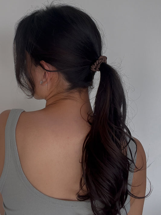 Small Luxe Silk Scrunchie